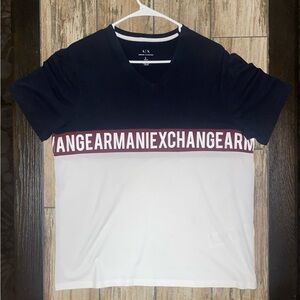 Armani Exchange, Bold Letters Logo, Men’s L, V neck